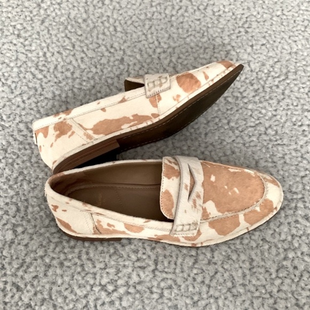 Sam Edelman Tan and Cream Loafers